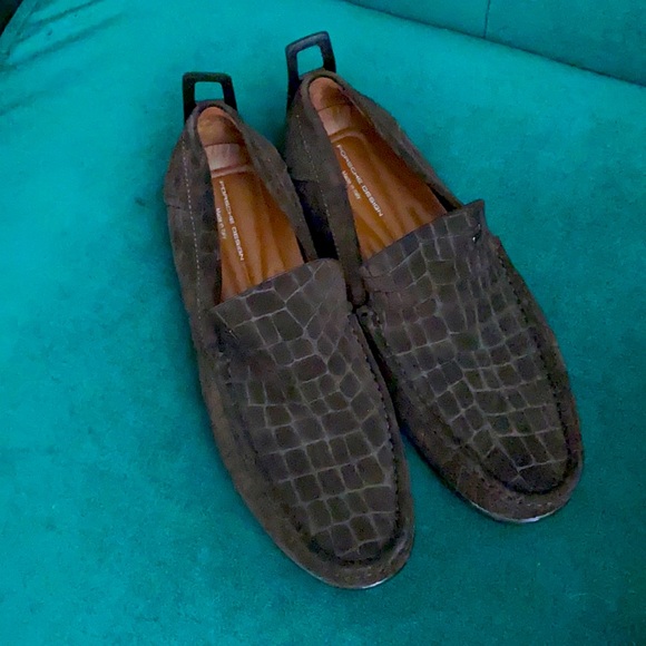 Men’s Porsche Design Brown Slip Ons